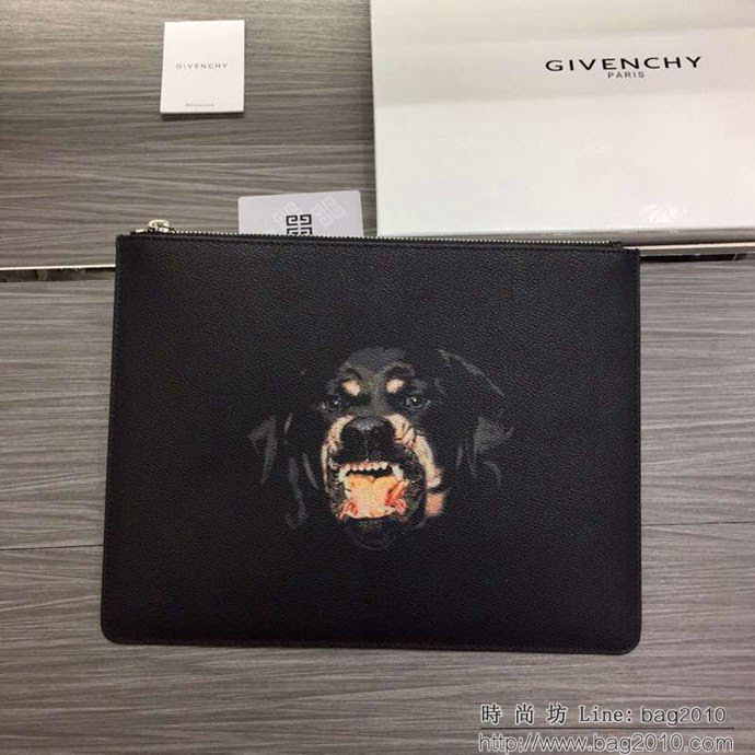 GlVENCHY紀梵希 2018最新 熱賣款式 專櫃品質 頂級進口牛皮 原版五金 拉鏈手包 091888  tsg1089